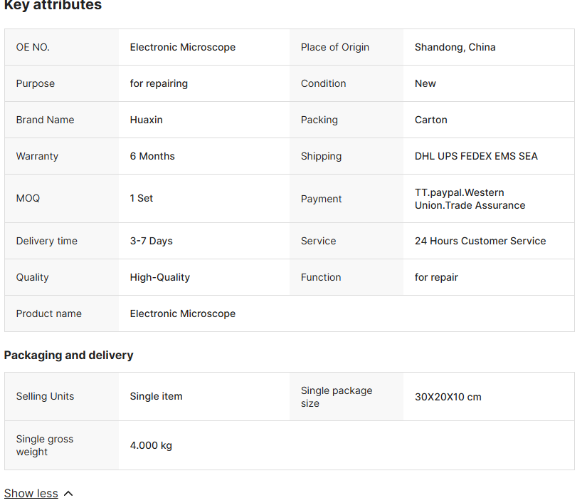 Electronic Microscope